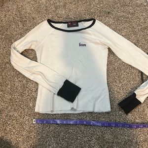 bum white and black longsleeve